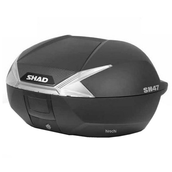 シャッド SHAD SH47 トップケース 汎用 ホワイト カーボン D0B47106 WO店