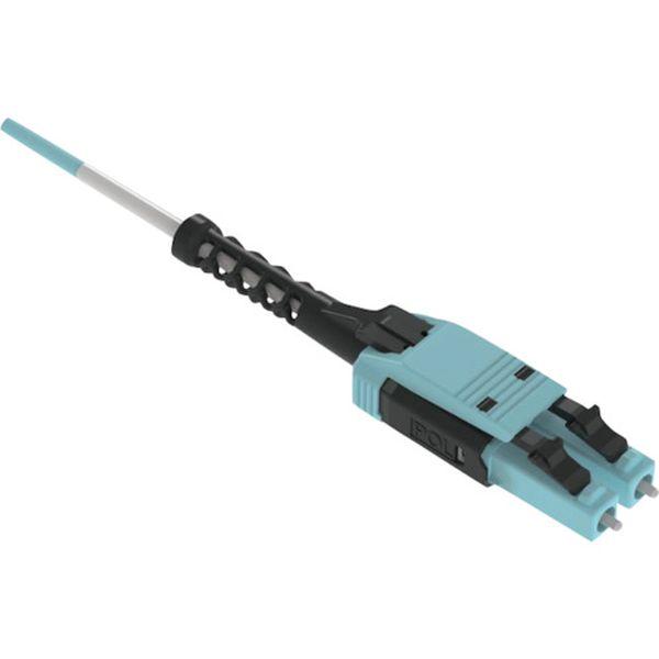 OptiーCore［TM］ ファイバーパッチコード 低損失タイプ OM4 両端PC研磨 難燃性：プレナム アクア 1M 269-9946-TN WO店 5,995円