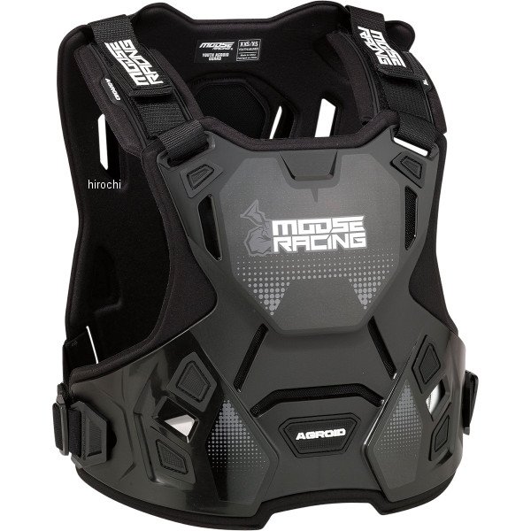 ムースレーシング Moose Racing チェストガード ユース Agroid 黒 2XS/XS WO店