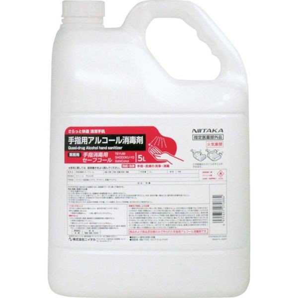 (株)ニイタカ ニイタカ 手指消毒用ケア・コール 5L 270931 WO店の通販は