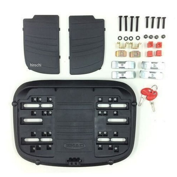 シャッド SHAD SH44 トップケース 汎用 無塗装ブラック D0B44100 WO店 