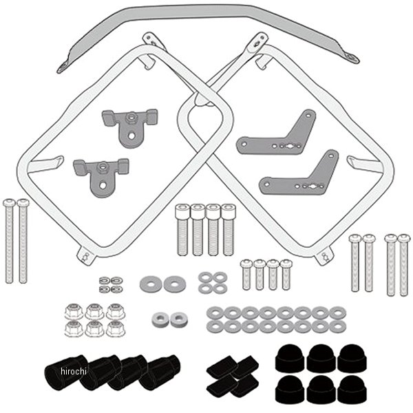 ジビ GIVI PLO8400CAM サイドケースホルダー 21年 PAN AMERICA1250 WO
