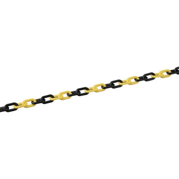 (株)日本緑十字社 緑十字 プラスチックチェーン 黄/黒 PT-630TR 長さ30m 線径6mmΦ PE 284015 WO店の通販は 11,119円