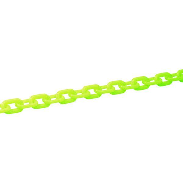 プラスチックチェーン 蛍光緑 PT-630KG 長さ30m 線径6mmΦ ポリエチレン 284018 WO店の通販は