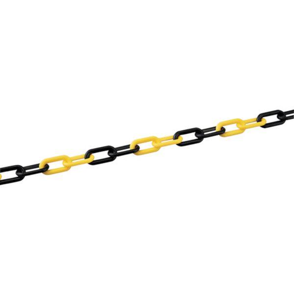 プラスチックチェーン 黄/黒 PT-830TR 長さ30m 線径8mmΦ ポリエチレン 284025 WO店の通販は
