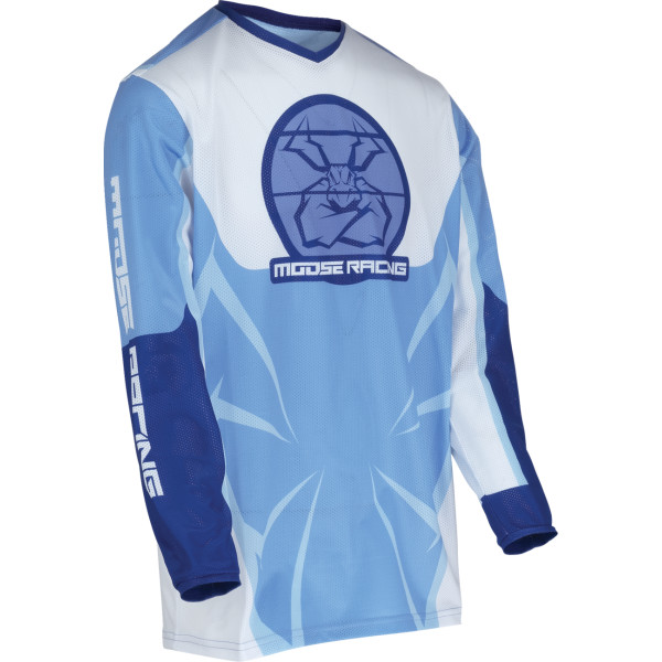 ムースレーシング MOOSE RACING Youth Agroid メッシュ ジャージ XLサイズ 青/白 2912-2484 WO店