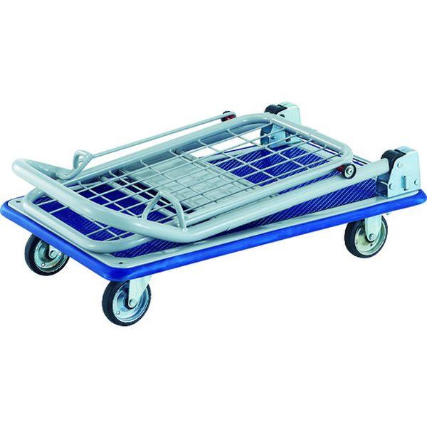 トラスコ中山 プレス製台車 ドンキーカート 片袖2段 4輪リングストッパー付 204NJKRS-4 トラスコ中山 104N プレス製台車 ドンキーカート 2段式片袖タイプ740×