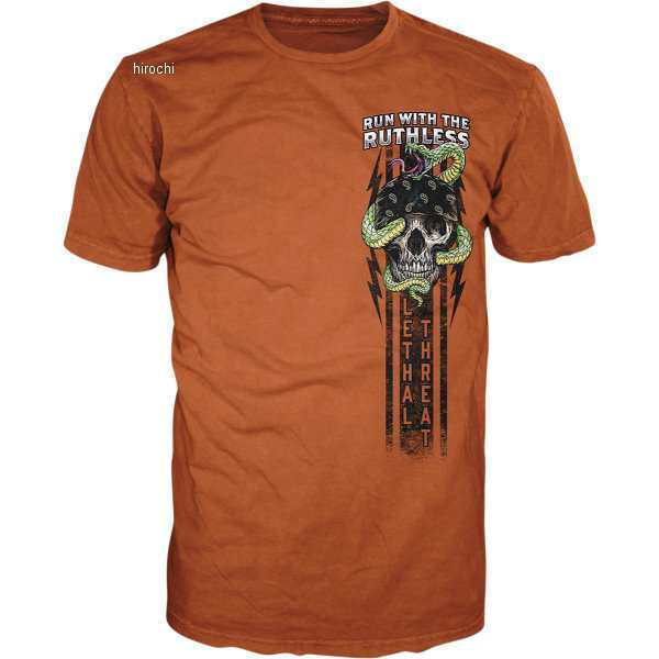 リーサルスレット Lethal Threat Tシャツ Run with the Ruthless オレンジ 4XLサイズ WO店の通販は