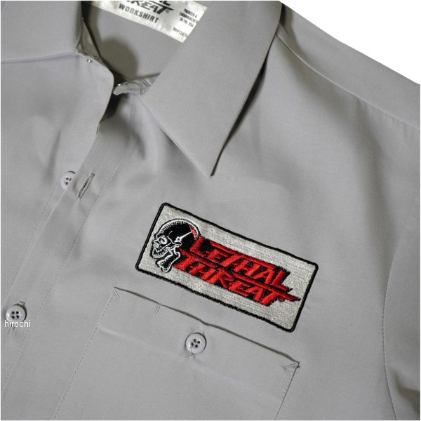 リサールスレット LETHAL THREAT ハイコンプレッション 半袖シャツ グレー 2XLサイズ 3040-3264 WO店