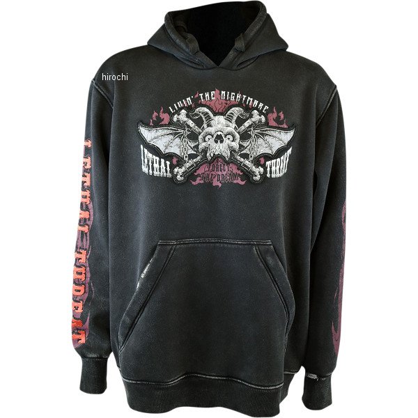 リーサルスレット Lethal Threat フーディー Livin the Nightmare 黒 4XLサイズ WO店