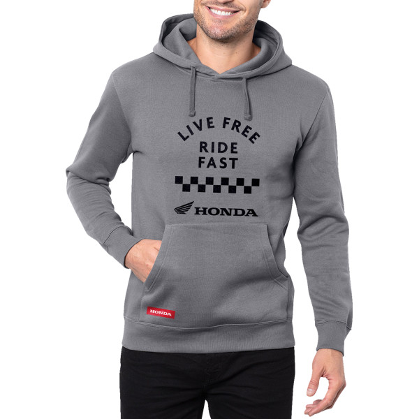 USホンダ アパレル HOODY HONDA LIVE FREE RIDE FAST GRAY 3XL 3050-7256 WO店
