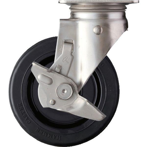 313SRU150  ハンマーキャスター(株) ハンマー SUS サイドSP付 ゴム車150mm 313SRU150-TN WO店