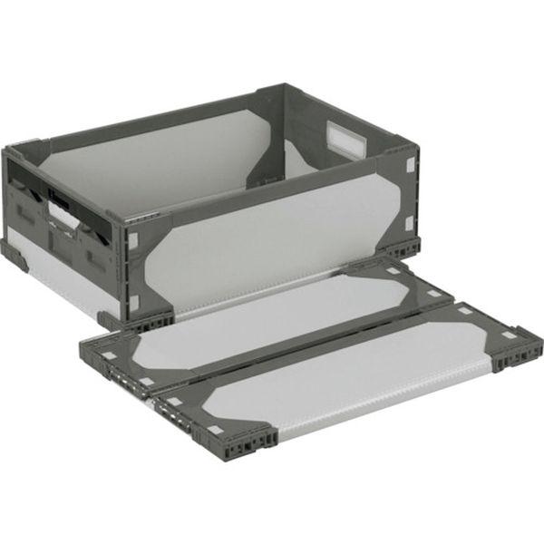 リット変わり種折りたたみ入れもの 611549 LT-RS-SS47薄墨色/薄墨色630×420×216 322-3399-TN WO店
