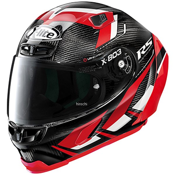 ノーラン NOLAN フルフェイスヘルメット X-803RS Ultra Carbon モトマスター 赤/51 XLサイズ 33004 WO店
