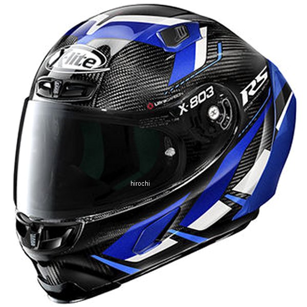 ノーラン NOLAN フルフェイスヘルメット X-803RS Ultra Carbon モトマスター 青/53 Mサイズ 33008 WO店
