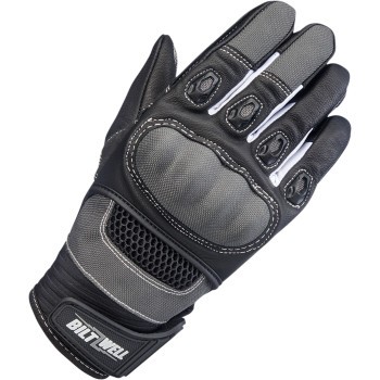 ビルトウェル Biltwell GLOVES BRDGPRT GRY/BLK XS 3301-4225 WO店