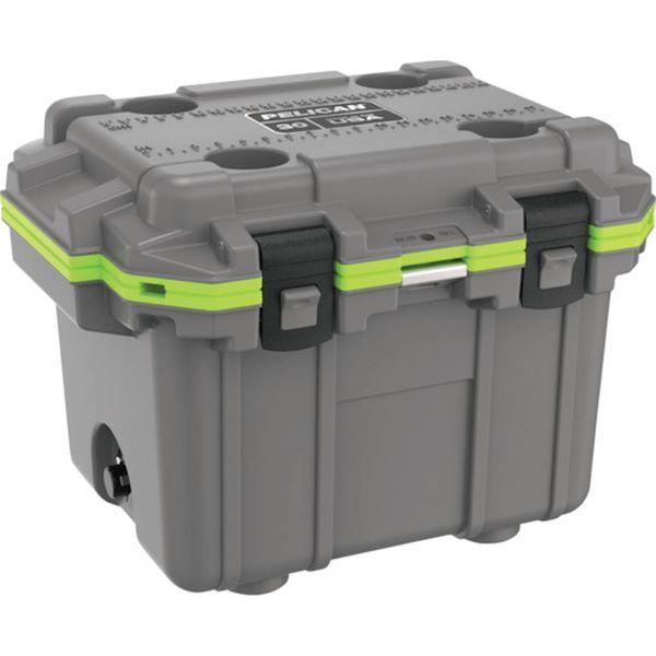 30Q1DKGRYEGRN PELICAN PELICAN 30QT エリートクーラー ダークグレーXグリーン 337-8272-TN WO店
