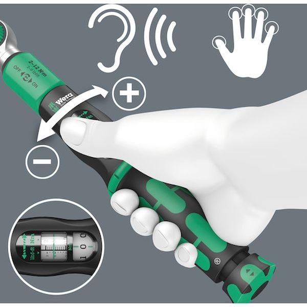 Wera社 Wera 空転式トルクレンチ(プリセット型) A2セーフトルク 2〜12Nm 1/4ビット用 343973-TN WO店_5