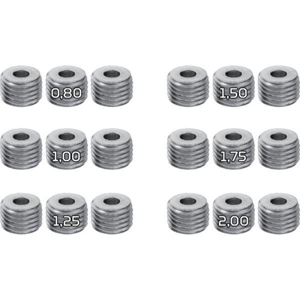 ネジ山補修工具 THREAD RESET ローラーダイスセット ピッチ0.8ー2.0 3462102 WO店