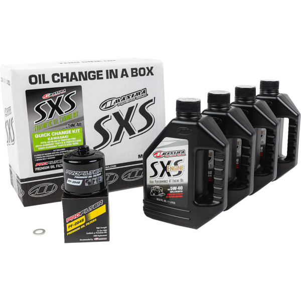 マキシマ MAXIMA MAXIMA RACING OIL KAWASAKI SXS QUICK CHANGE KIT 5W40 3601-0902 WO店