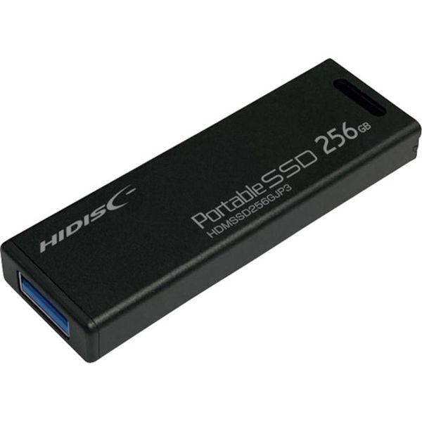 MiniStickポータブルSSD 256GB USB3.2Gen2対応データ 録画用 364-7417-TN WO店