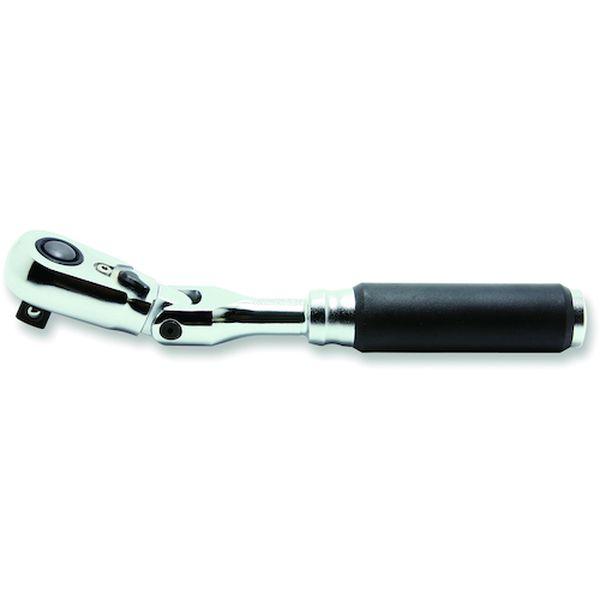 Z-EAL 3/8”(9.5mm)SQ. プッシュボタン式首振りラチェットハンドル 全長178mm 3726ZB-TN WO店 9,205円