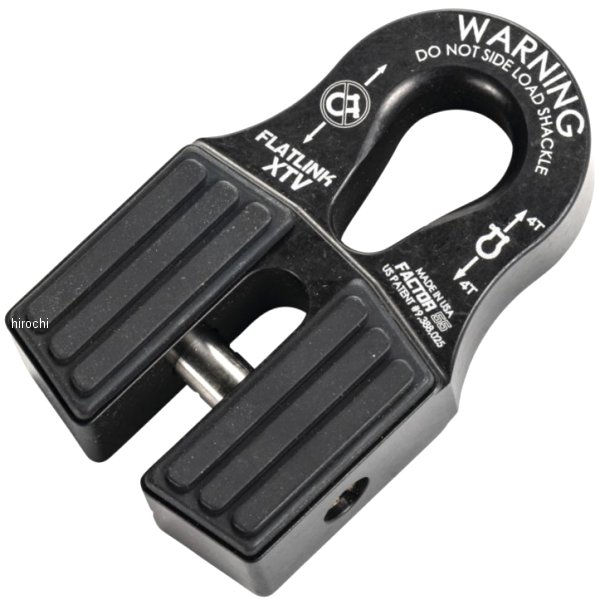 FACTOR 55 フラットリンク XTV ウインチシャックル 黒 374929-TR WO店の通販は