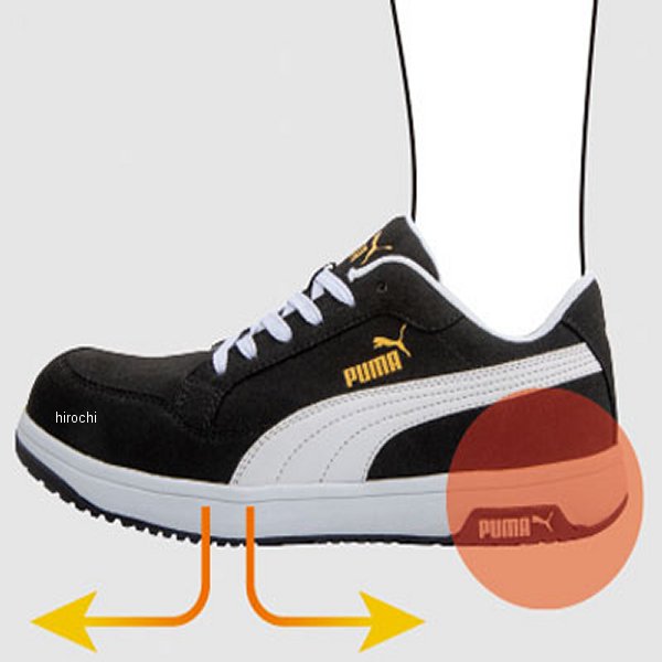 プーマ PUMA エアツイスト2.0ローフック＆ループ ローカット 安全靴 作業靴 ネイビー 26cm 4051428106016 WO店_4