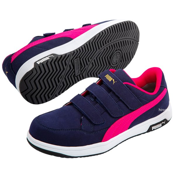 プーマ PUMA エアツイスト2.0ローフック＆ループ ローカット 安全靴 作業靴 ネイビー 25.5cm 4051428106047 WO店