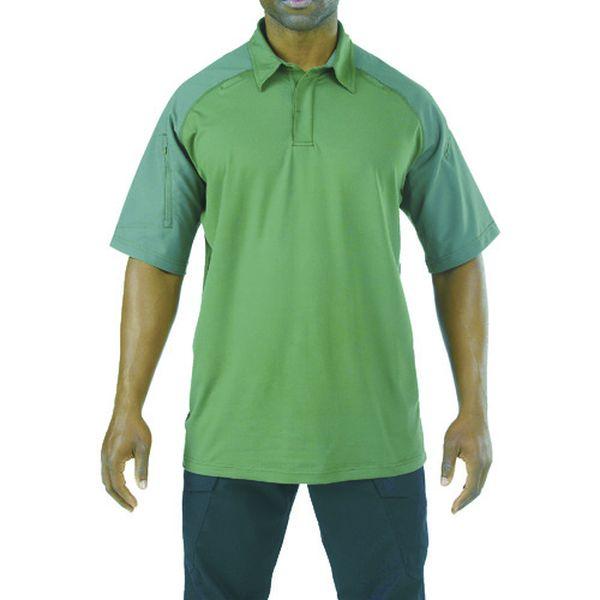 41018190M  5.11社 5.11 半袖 ラピッドパフォーマンスポロ TDUグリーン M 41018-190-M WO店
