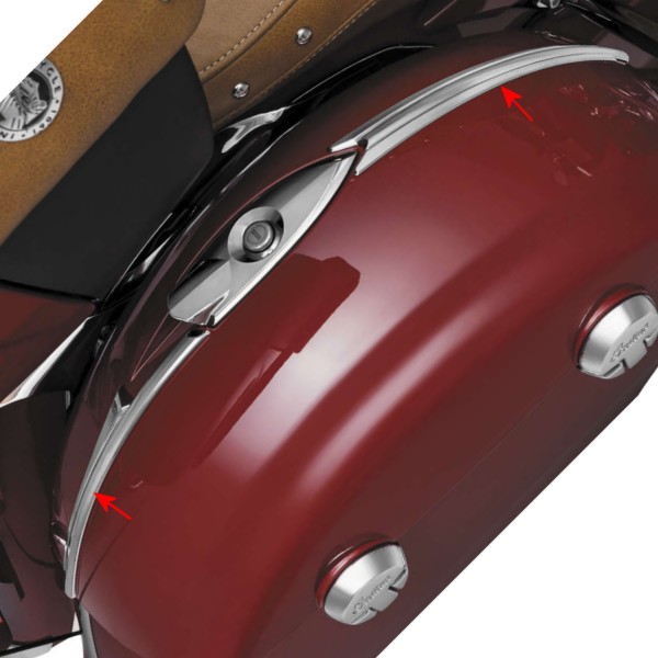 クリアキン Kuryakyn サドルバッグ トップ トリム クローム 419973-TR WO店