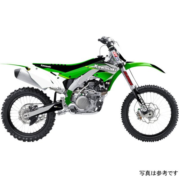 D'cor Visuals グラフィックキット 16年-18年 KX 450 F 緑/黒/白 4302-6113 WO店