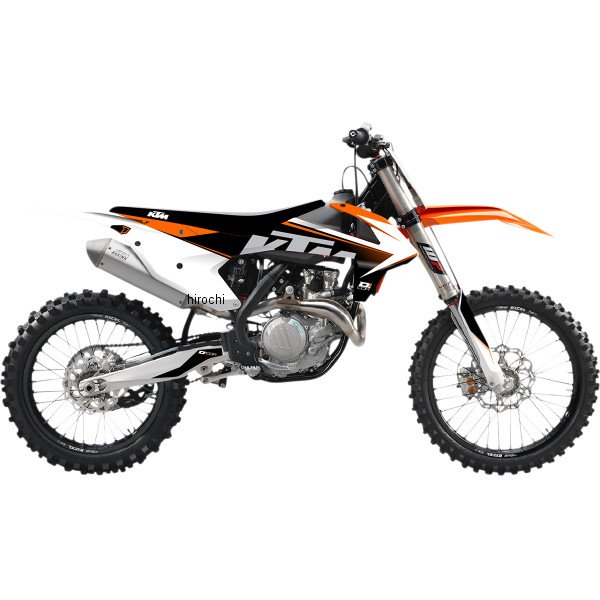 D'cor Visuals グラフィックキット 16年-18年 KTM 125 SX オレンジ/黒/白 4302-6118 WO店