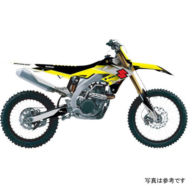 D'cor Visuals グラフィックキット 08年-17年 RM-Z 450 イエロー/黒/白 4302-6124 WO店