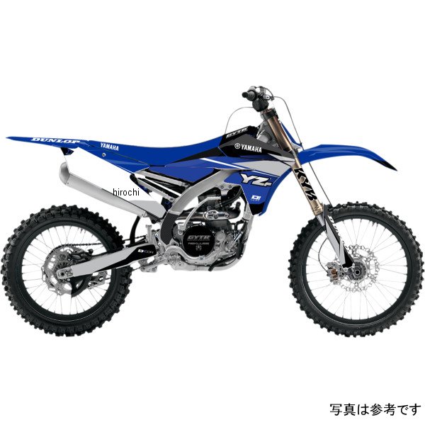 D'cor Visuals グラフィックキット 14年-18年 YZ 250 F ネイビー/白 4302-6130 WO店