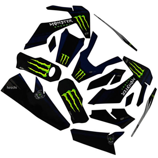 D'cor Visuals グラフィックキット 18年-22年 ハスクバーナ FC 450 黒 4302-6159 WO店