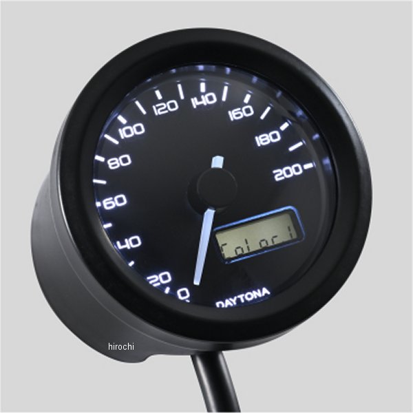 デイトナ VELONA 電気式スピードメーター φ48 200km/h 44197 WO店の