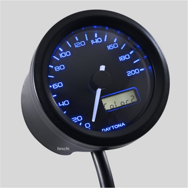 デイトナ VELONA 電気式スピードメーター φ48 200km/h 44197 WO店の