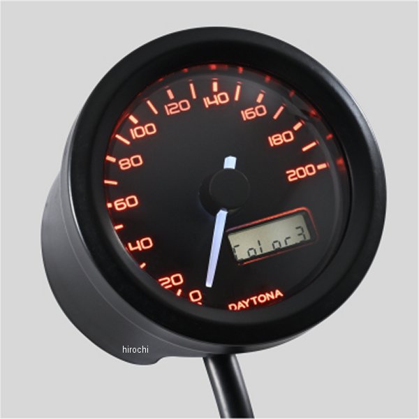 デイトナ VELONA 電気式スピードメーター φ48 200km/h 44197 WO店の