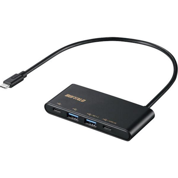 USB3.1Gen2バスパワー4ポートPD対応ハブ ブラック 4498669-TN WO店