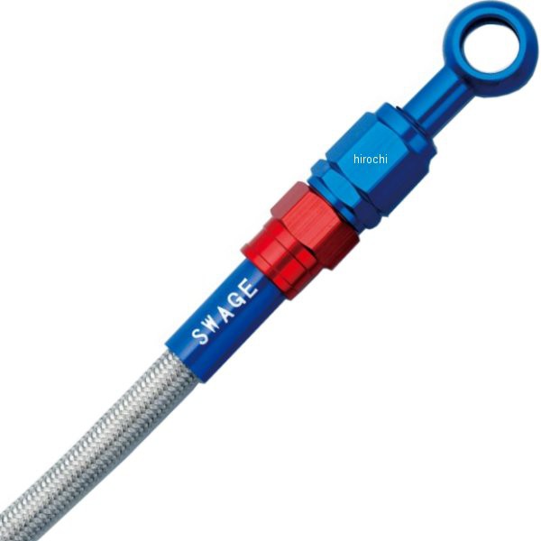 スウェッジライン SWAGE-LINE フロント ブレーキホースキット 01年-11年 TDM900 赤/青 クリア WO店の通販は