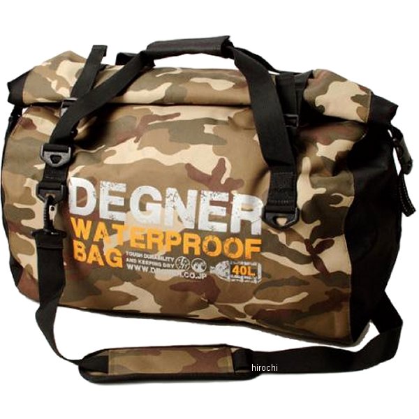 デグナー DEGNER ウォータープルーフ ボストンバッグ カモ/黒 NB-115 WO店