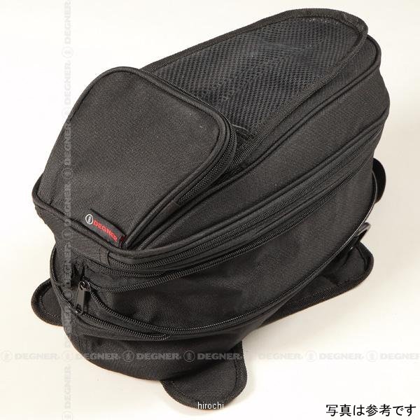 デグナー DEGNER マグネット式タンクバッグ 黒/赤パイピング NB-127 WO店_1