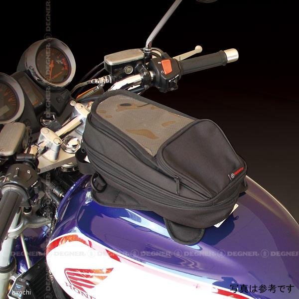 デグナー DEGNER マグネット式タンクバッグ 黒/赤パイピング NB-127 WO店_2