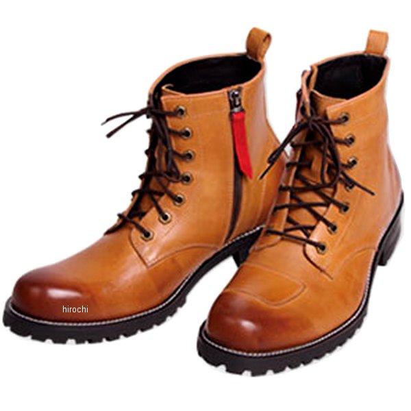 デグナー DEGNER シフトガード付レザーZIPブーツ ライトブラウン 26.5cm HS-B6 WO店の通販は 24,970円