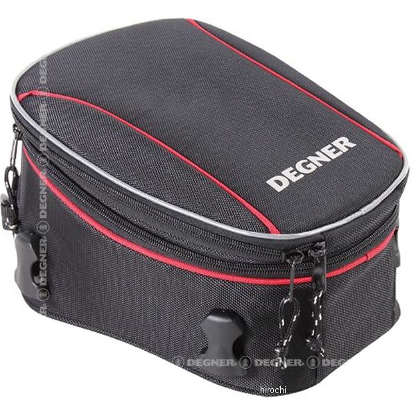 デグナー DEGNER 容量可変式シートバッグ 黒/赤パイピング NB-150 WO店