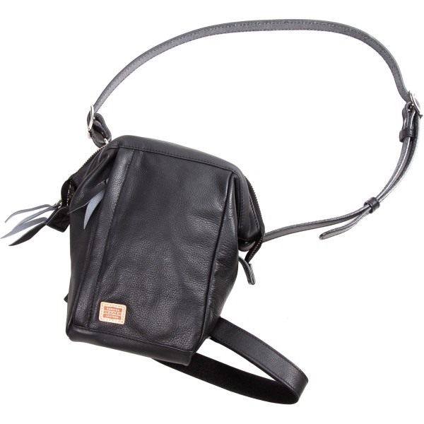DEGNER レザー ホルスターバッグ　ボディバッグ 黒　美品 デグナー DEGNER レザー ホルスターバッグ 黒 WO店 【公式通販】