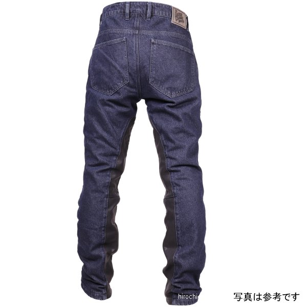 デグナー DEGNER 本革ヒートガード付き裏フリースデニムパンツ メンズ 黒 Sサイズ DP-35 WO店_1