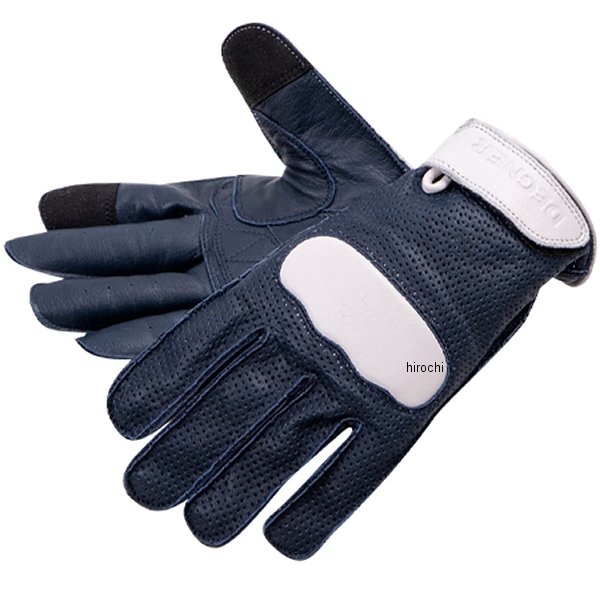 デグナー DEGNER レディースレザーメッシュグローブ ネイビー/白 Mサイズ FRTG-78M WO店の通販は 6,732円