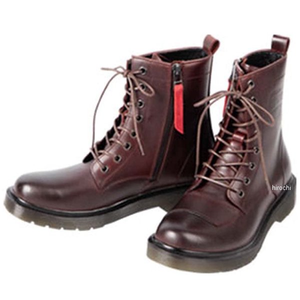 デグナー DEGNER レディースシフトガード付レザーZIPブーツ ワイン 23.5cm HS-B8 WO店